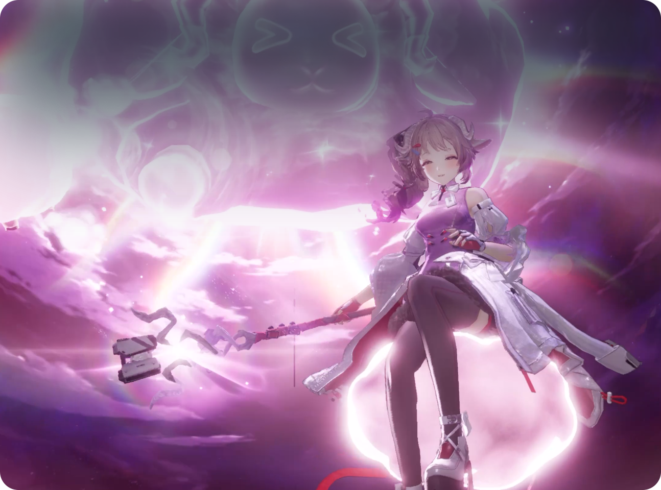 Display mit dem Videospiel „Control“, fortschrittliche Grafik mit der Power des Apple M4 Chip