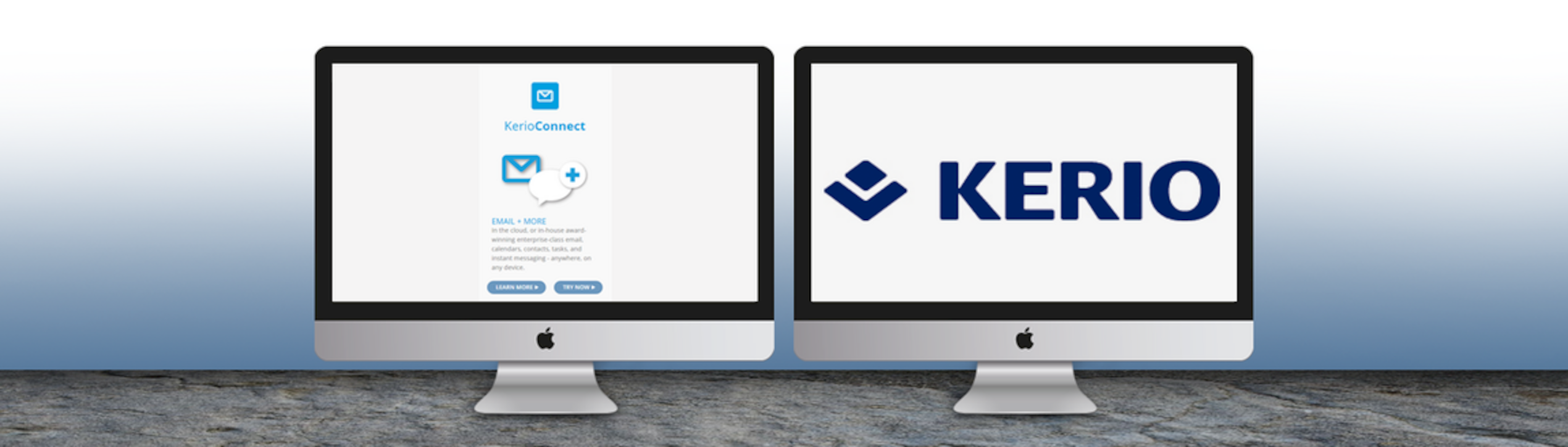 zwei-imacs-mit-kerio-logo-the-task-apple-experte-muenchen-west-pasing